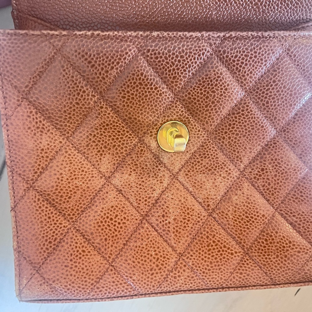Chanel Cognac Quilted Crossbody Bag - Picture 7 of 16